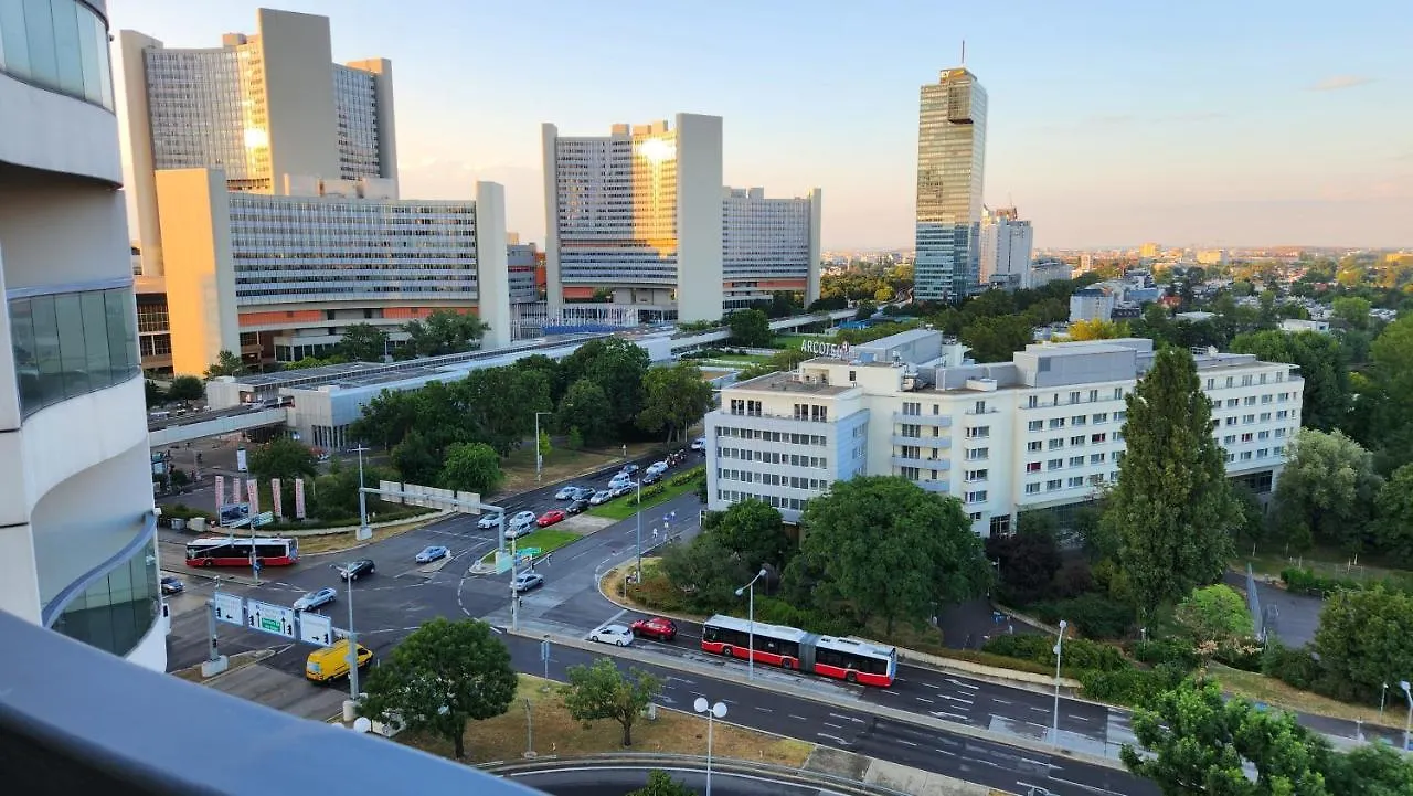 Wonderful Apartment For 4 On The Danube River, Next To Vic & Austria Center Vienna 0*,  Austria
